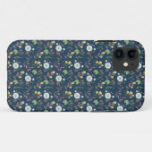 Farbenfrohe Blumenmuster Case-Mate iPhone Hülle (Rückseite (Horizontal))