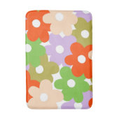 Farbenfrohe Blumenmuster, einfache tropische Blume Badematte (Vorderseite Vertikal)