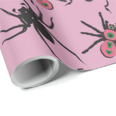Farbenfrohe Blumenmuster Geschenkpapier (Rolleneckpunkt)