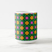 Farbenfrohe Blumenmuster Kaffeetasse (Mittel)