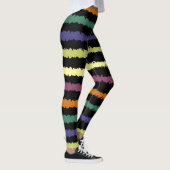 Farbenfrohe Blumenmuster Leggings (Rechts)