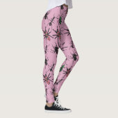 Farbenfrohe Blumenmuster Leggings (Rechts)