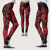 Farbenfrohe Blumenmuster Leggings