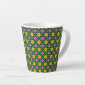 Farbenfrohe Blumenmuster Milchtasse (Rechte Ecke)