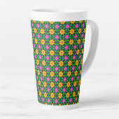 Farbenfrohe Blumenmuster Milchtasse (Rechte Ecke)