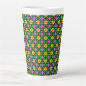 Farbenfrohe Blumenmuster Milchtasse (Vorderseite)