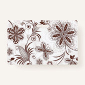 Farbenfrohe Blumenmuster nahtlos Ausweis (Rückseite)