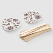 Farbenfrohe Blumenmuster nahtlos Fächer (Non-assembled)