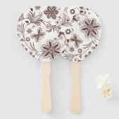 Farbenfrohe Blumenmuster nahtlos Fächer (Vorne und Hinten)