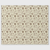 Farbenfrohe Blumenmuster nahtlos Geschenkpapier (Flach)