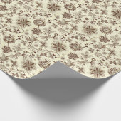 Farbenfrohe Blumenmuster nahtlos Geschenkpapier (Ecke)