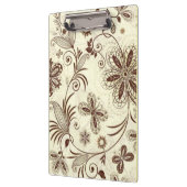 Farbenfrohe Blumenmuster nahtlos Klemmbrett (Links)