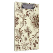 Farbenfrohe Blumenmuster nahtlos Klemmbrett (Rechts)