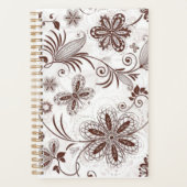 Farbenfrohe Blumenmuster nahtlos Planer (Vorderseite)