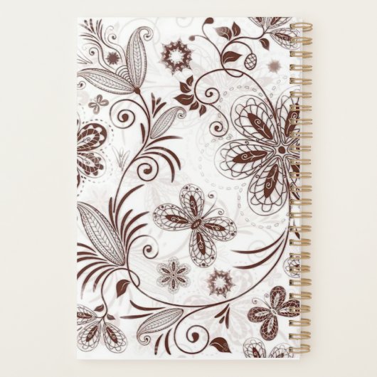 Farbenfrohe Blumenmuster nahtlos Planer (Rückseite)