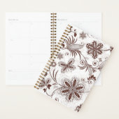 Farbenfrohe Blumenmuster nahtlos Planer (Anzeige)