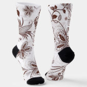 Farbenfrohe Blumenmuster nahtlos Socken (Gewinkelt)