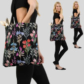 Farbenfrohe Blumenmuster Tasche