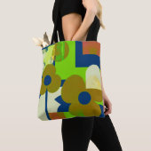 Farbenfrohe Blumenmuster-Tasche – Cute Vibrant Fl Tasche (Von Nahem)