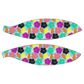 Farbenfrohe Blumenmusterdesign Basketball (Panele)