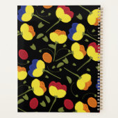 Farbenfrohe Blumenpfropfen Botanischer Name Planne Planer (Rückseite)