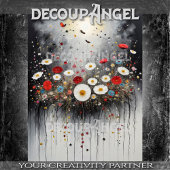 Farbenfrohe Blumenschmuck Ver. - Entkoppelung - Seidenpapier