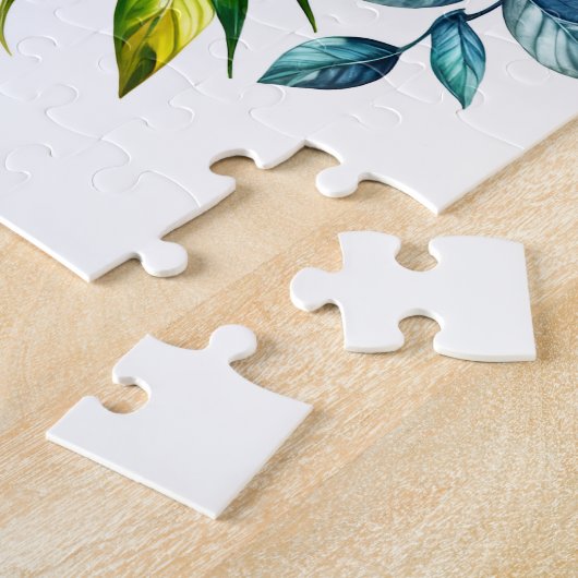 Farbenfrohe Blumensittiche Puzzle (Seite)