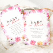 Farbenfrohe Blumensommer in blühender Wildblume Einladung