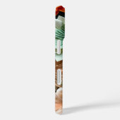 Farbenfrohe Blumenstoffe Art iPhone Case (Rückseite / Rechts)