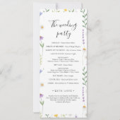 Farbenfrohe Blumenzeremonie (Rückseite)