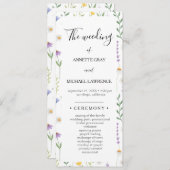 Farbenfrohe Blumenzeremonie (Vorne/Hinten)