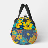 Farbenfrohe, blutdrucksenkende Blume im Dopamin-St Duffle Bag (Rechts)