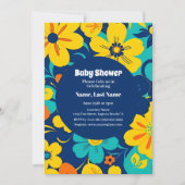 Farbenfrohe, blutdrucksenkende Blume im Dopamin-St Einladung (Vorderseite)