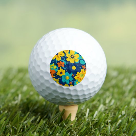 Farbenfrohe, blutdrucksenkende Blume im Dopamin-St Golfball (Insitu T-Shirt)