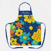 Farbenfrohe, blutdrucksenkende Blume im Dopamin-St Schürze (Vorderseite)