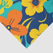 Farbenfrohe, blutdrucksenkende Blume im Dopamin-St Seidenpapier (Detail)