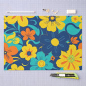 Farbenfrohe, blutdrucksenkende Blume im Dopamin-St Seidenpapier (Handwerk)