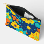 Farbenfrohe, blutdrucksenkende Blume im Dopamin-St Zubehörtasche (Offen)