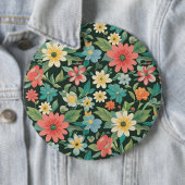 Farbenfrohe Blüte/Frühling Button (Beispiel)