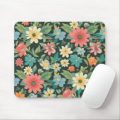 Farbenfrohe Blüte/Frühling Mousepad (Mit Mouse)