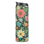 Farbenfrohe Blüte/Frühling Thermosbecher (Nach rechts gedreht)