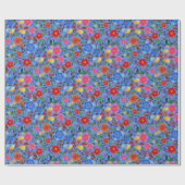 Farbenfrohe Blüte für jede Jahreszeit Geschenkpapier (Flach)