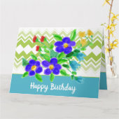 Farbenfrohe Blüte und Muster Karte (Gelbe Blume)