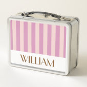 Farbenfrohe Blütenblätter für lila Personalisierte Metall Brotdose (Rückseite)