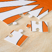 Farbenfrohe Blütenburgen Wasserfarbe Puzzle (Seite)