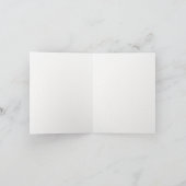 Farbenfrohe Blütengeburt Einladung (Innenseite)
