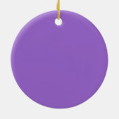 Farbenfrohe Blütenmädchen Keramik Ornament (Hinten)