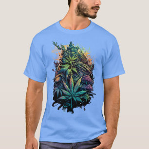 Farbenfrohe Blütenmuster - Originales Kunstwerk 1 T-Shirt