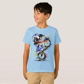 Farbenfrohe Bmx Flatland Bike T-Shirt (Vorne ganz)
