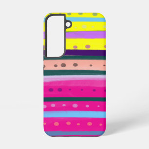 farbenfrohe bohemian abstrakte Kunst Samsung Galaxy Hülle